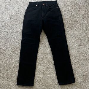 Wrangler Women’s Dark Black Cowboy Cut Jeans 9x34